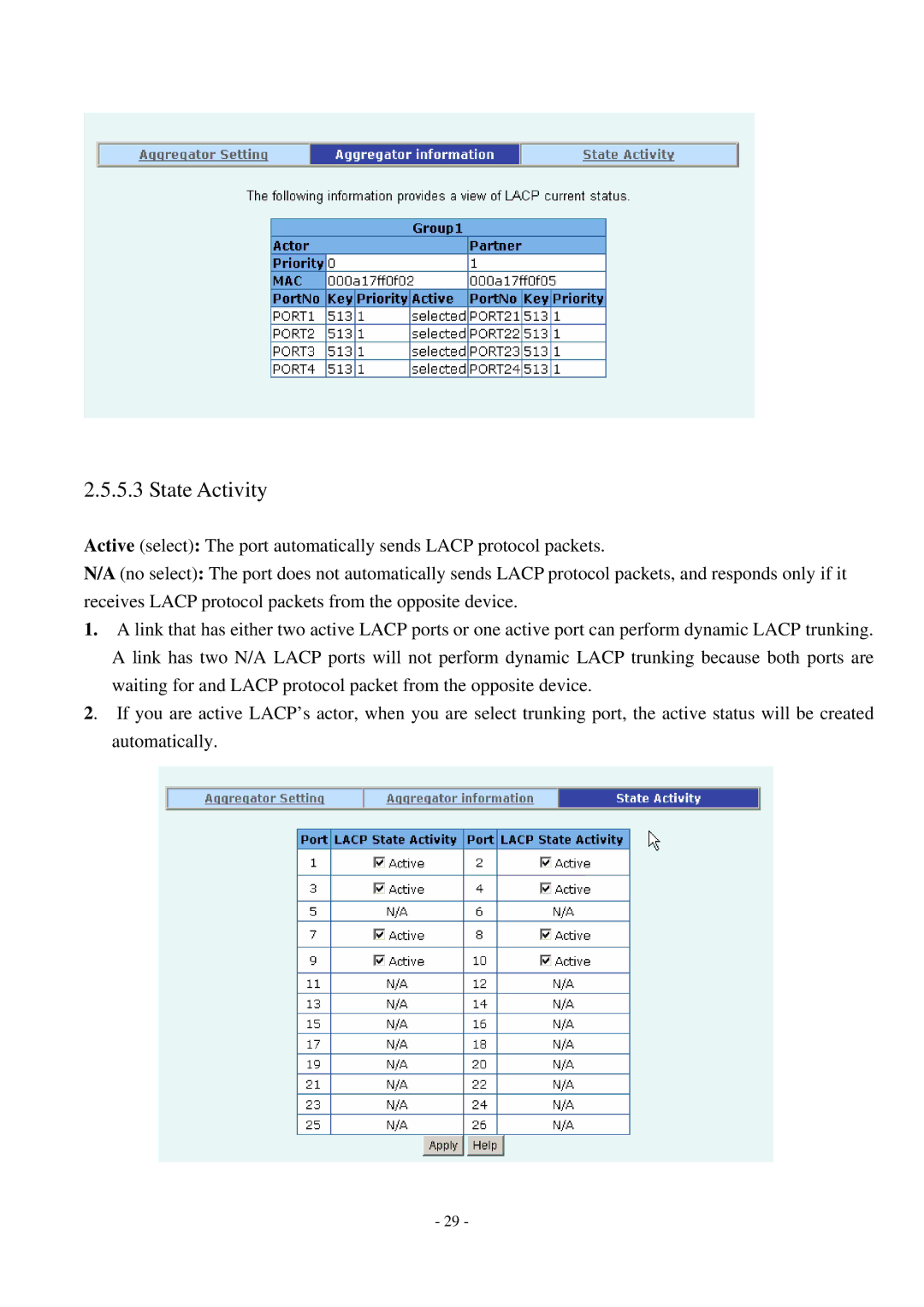 Cisco Systems TEG-S2500i manual State Activity 