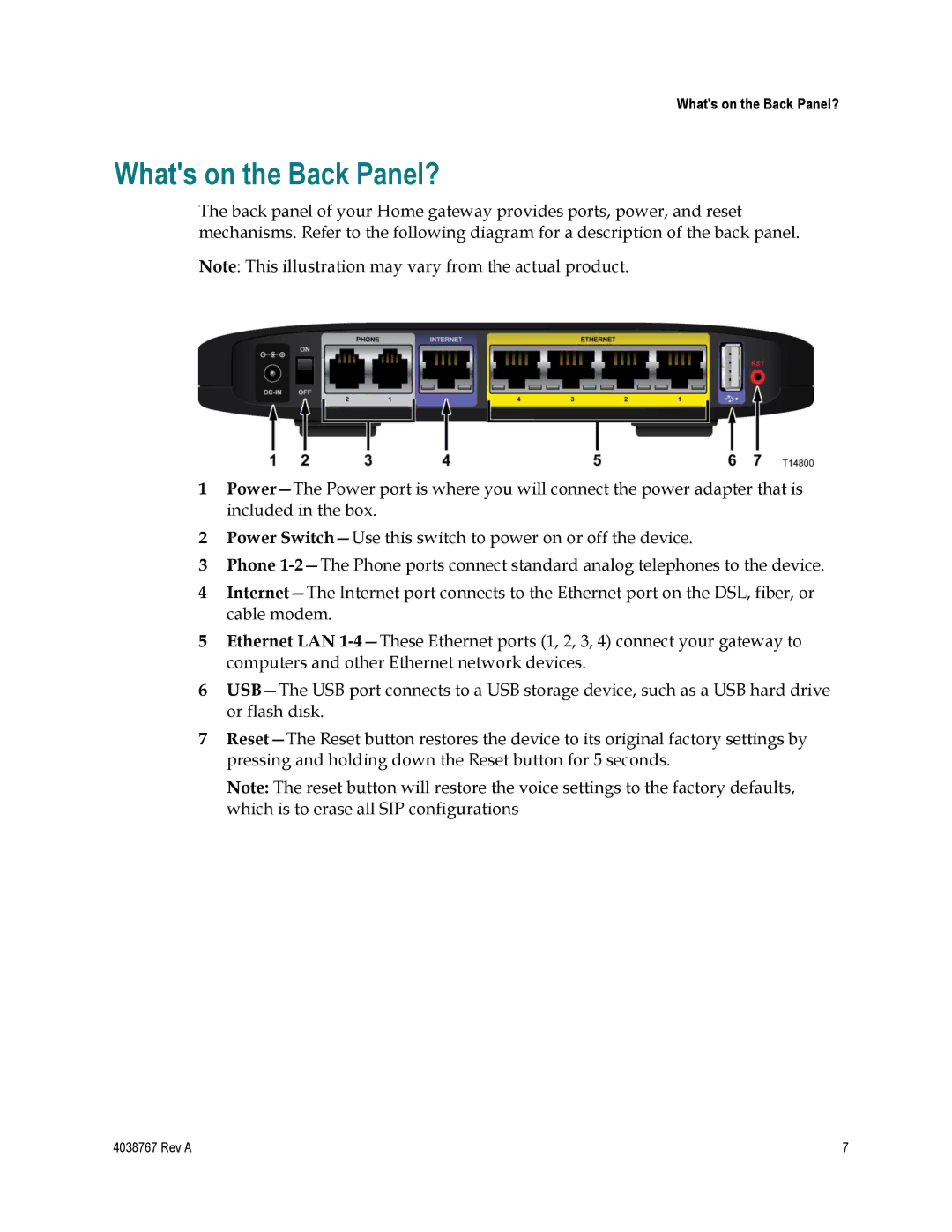 Cisco Systems TES301 manual Whats on the Back Panel? 