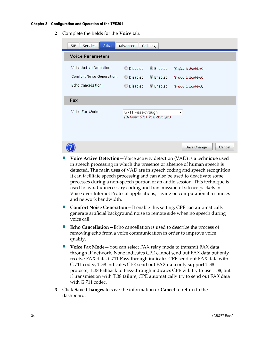 Cisco Systems manual Configuration and Operation of the TES301 