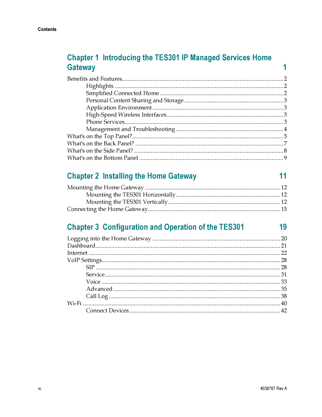 Cisco Systems manual Introducing the TES301 IP Managed Services Home Gateway 