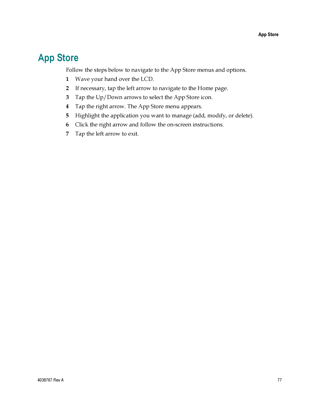 Cisco Systems TES301 manual App Store 