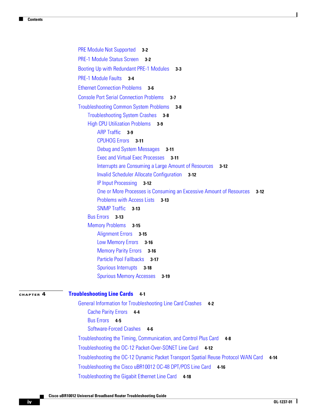 Cisco Systems UBR10012 manual ARP Traffic 