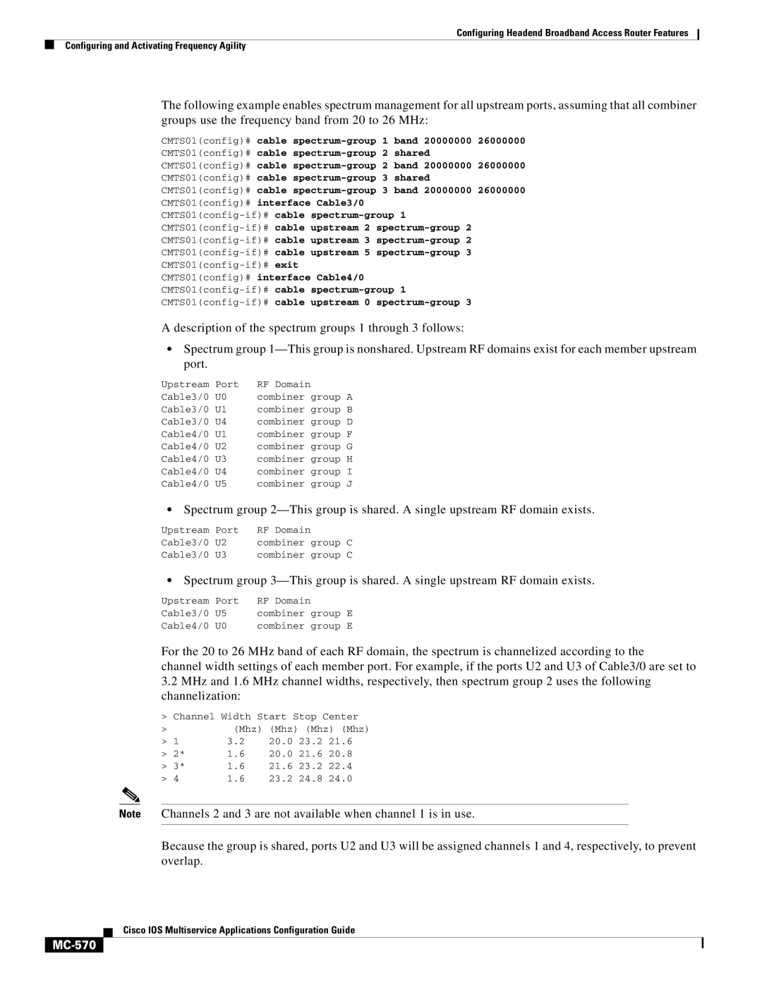 Cisco Systems uBR7200 manual MC-570 