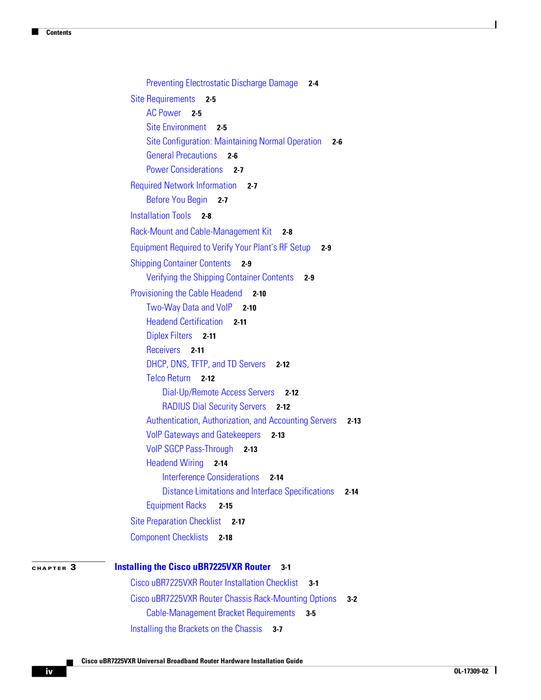 Cisco Systems UBR7225VXR specifications AC Power 