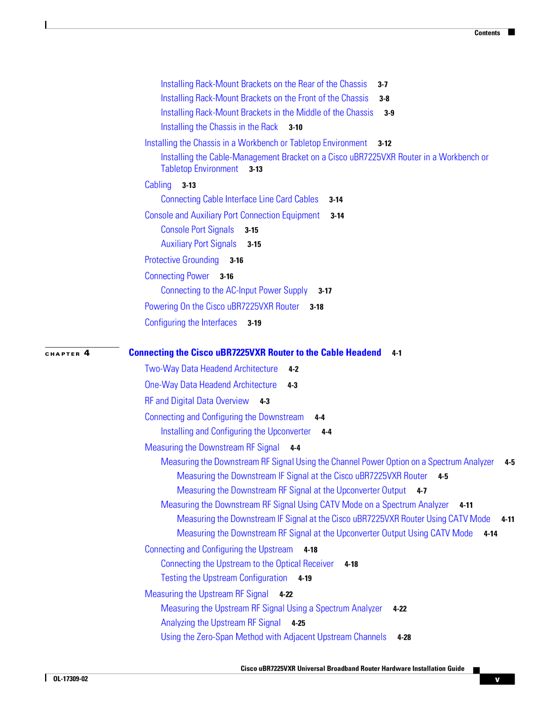 Cisco Systems UBR7225VXR specifications Measuring the Downstream RF Signal at the Upconverter Output 