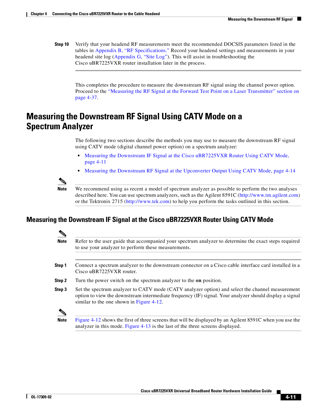 Cisco Systems UBR7225VXR specifications OL-17309-02 