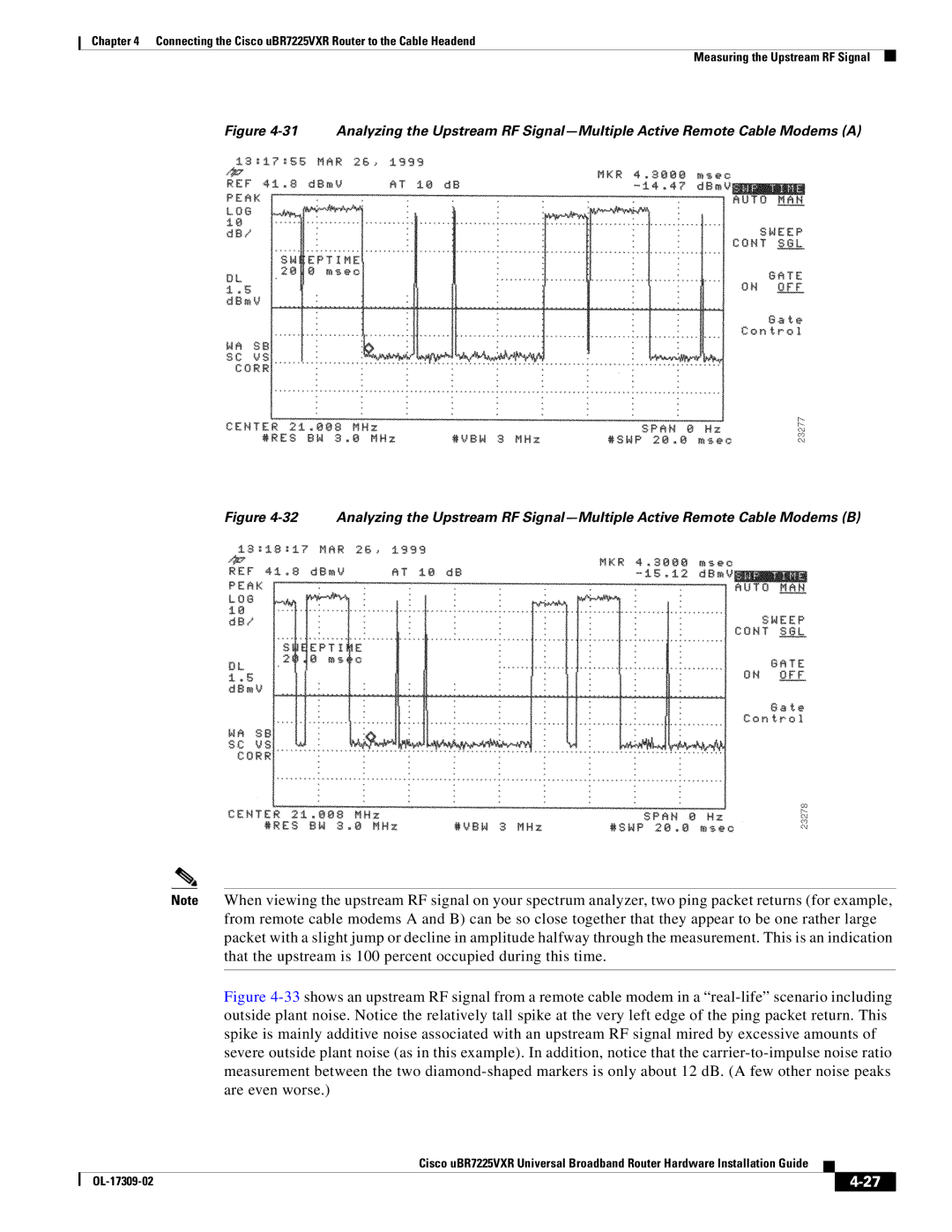 Cisco Systems UBR7225VXR specifications OL-17309-02 