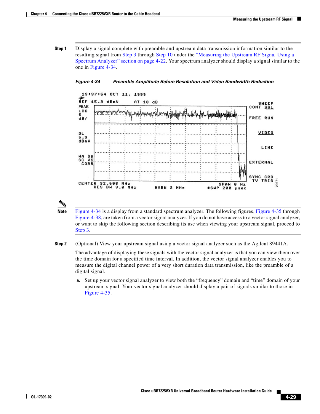 Cisco Systems UBR7225VXR specifications OL-17309-02 