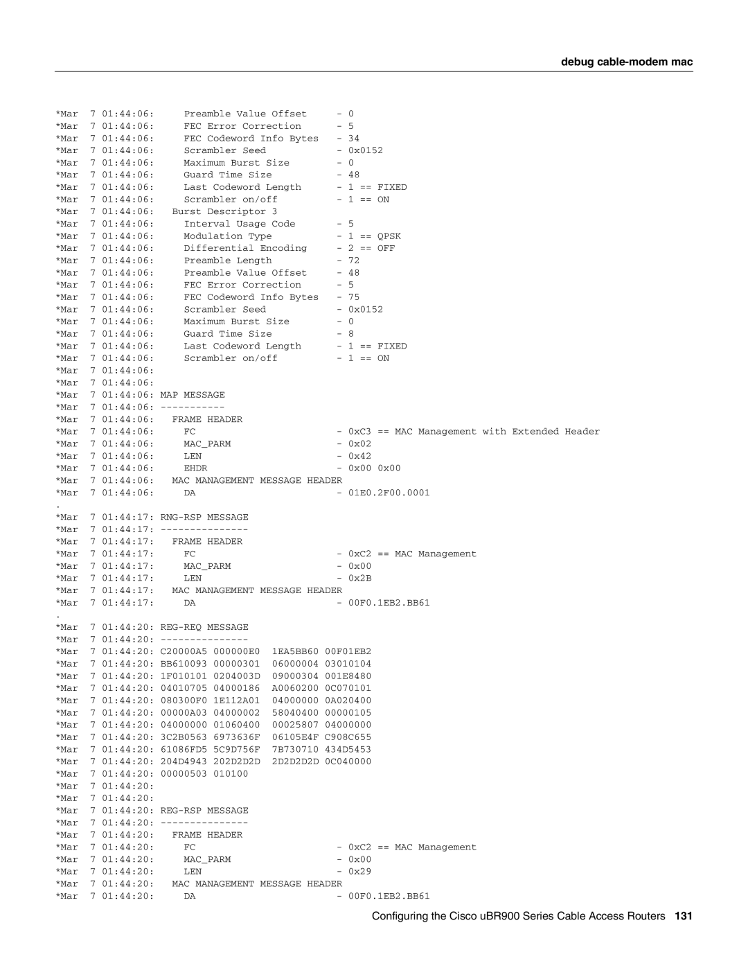 Cisco Systems UBR900 specifications Qpsk 