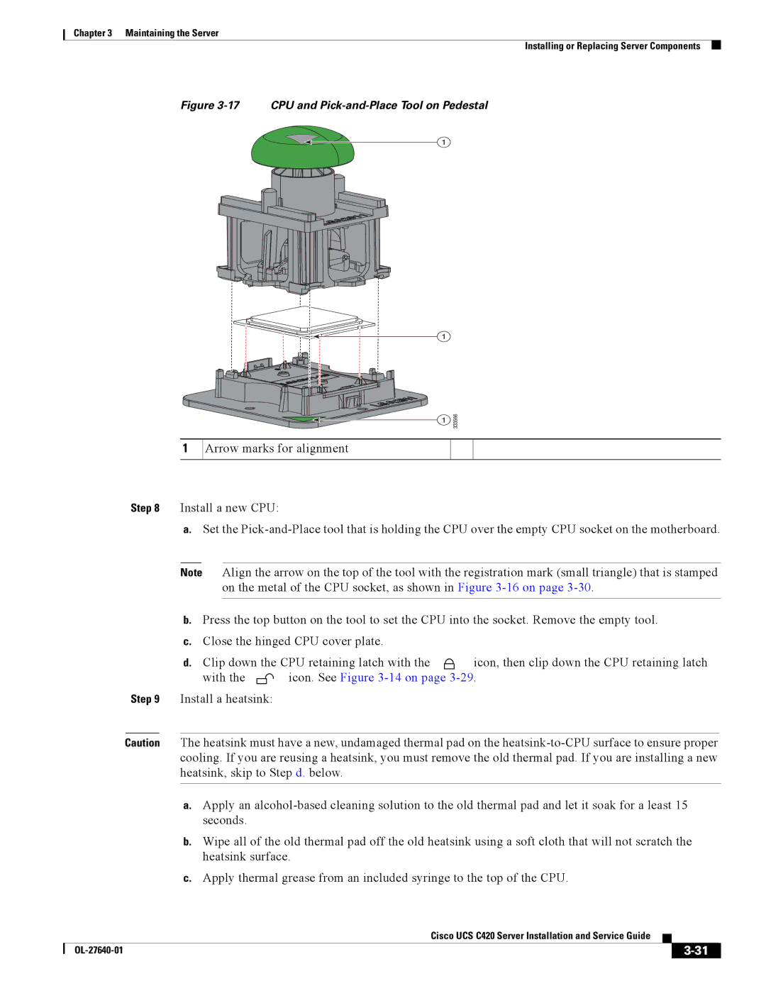 Cisco Systems UCS C420 manual Icon. See -14 on 