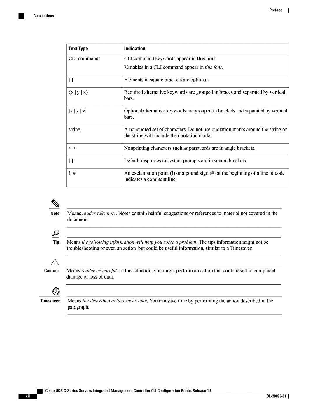 Cisco Systems UCSCPCIEBTG, 57712 manual String will include the quotation marks, Indicates a comment line 