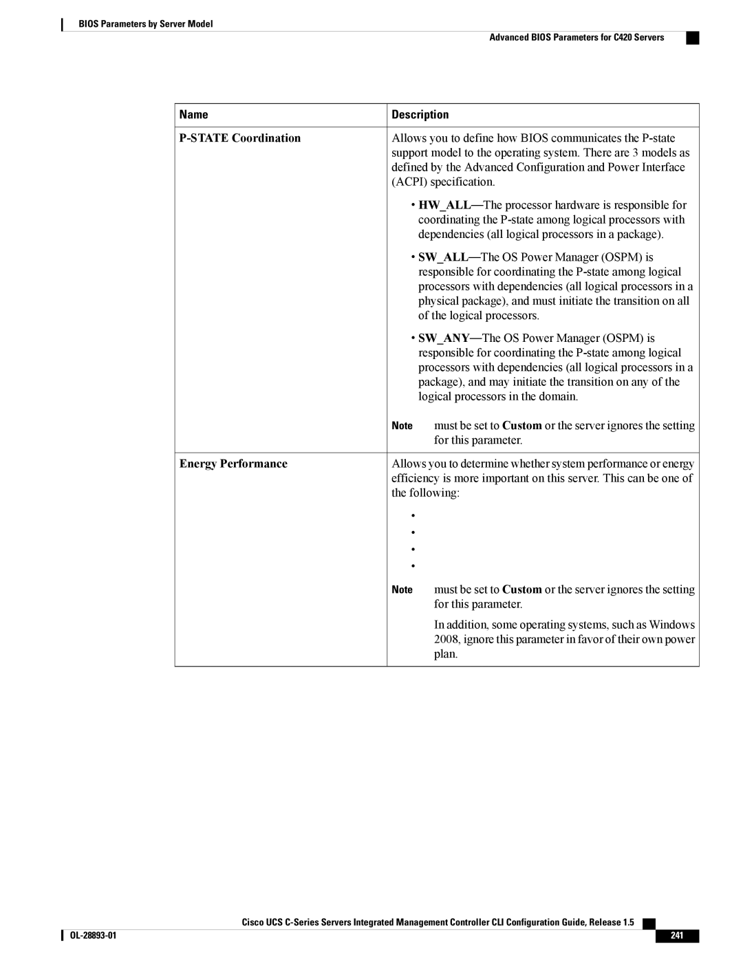 Cisco Systems 57712, UCSCPCIEBTG manual 241 