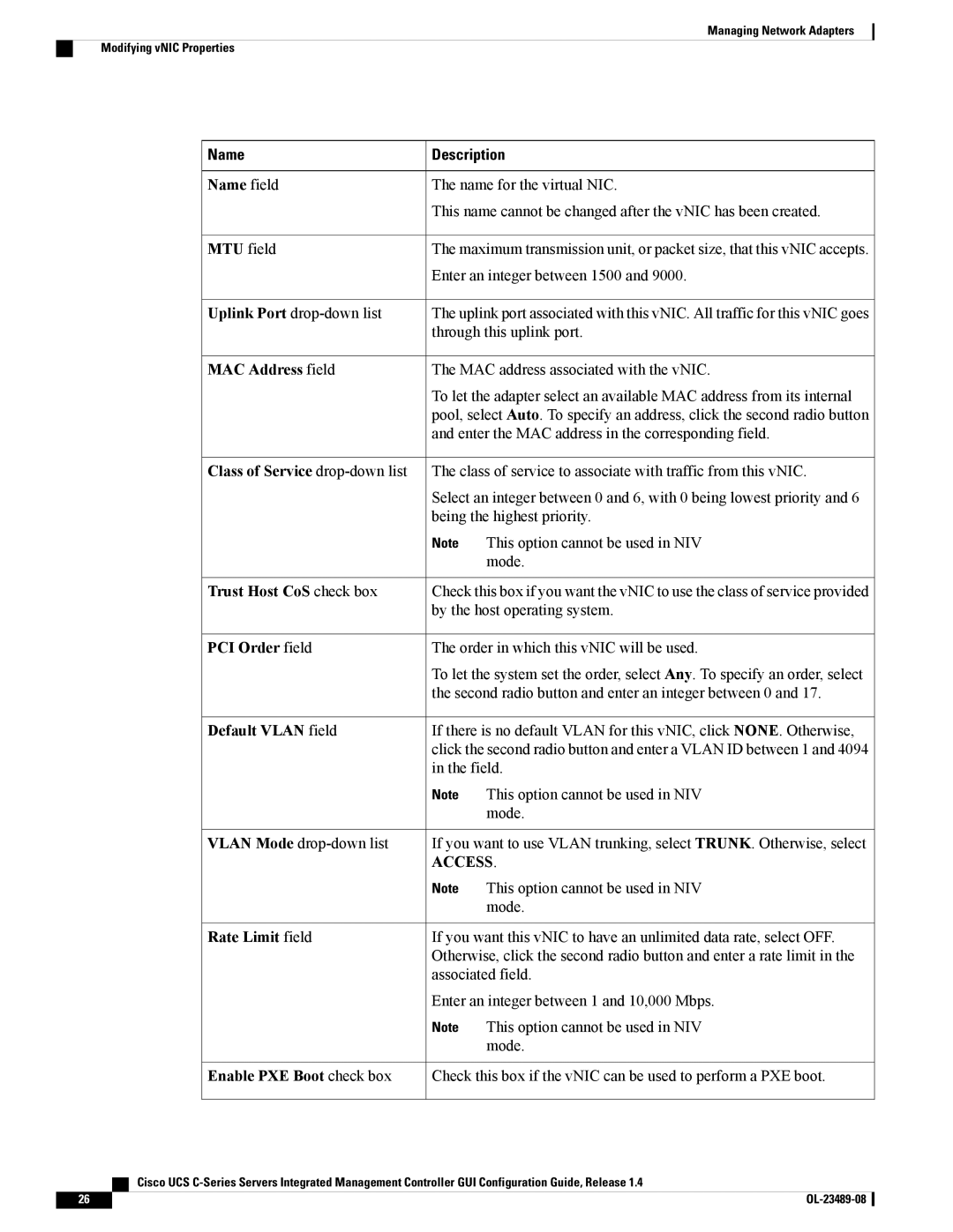 Cisco Systems UCSCPCIECSC02 manual Access 