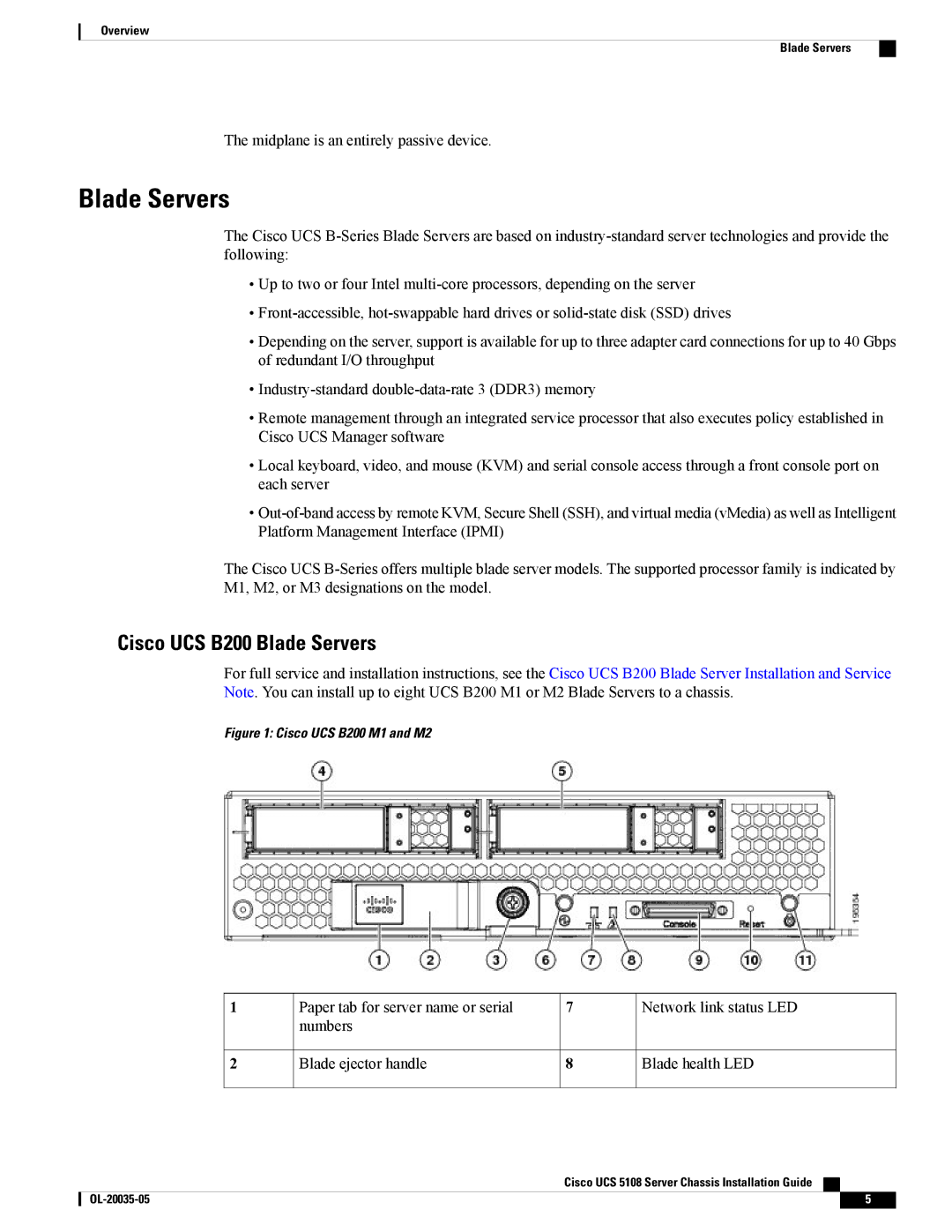 Cisco Systems UCSEZINFRACHSS manual Cisco UCS B200 Blade Servers 