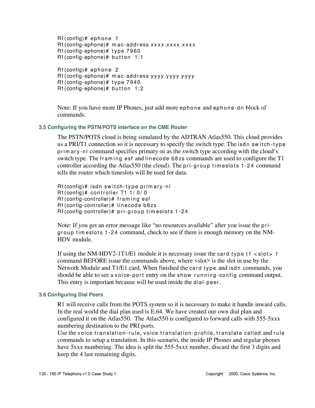 Cisco Systems v1.0 manual 