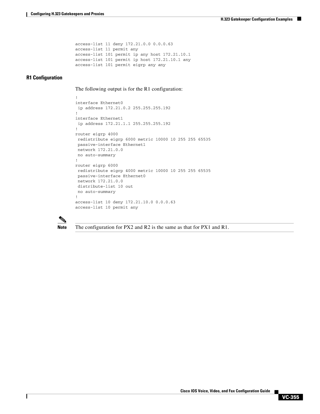 Cisco Systems VC-289 manual VC-355 