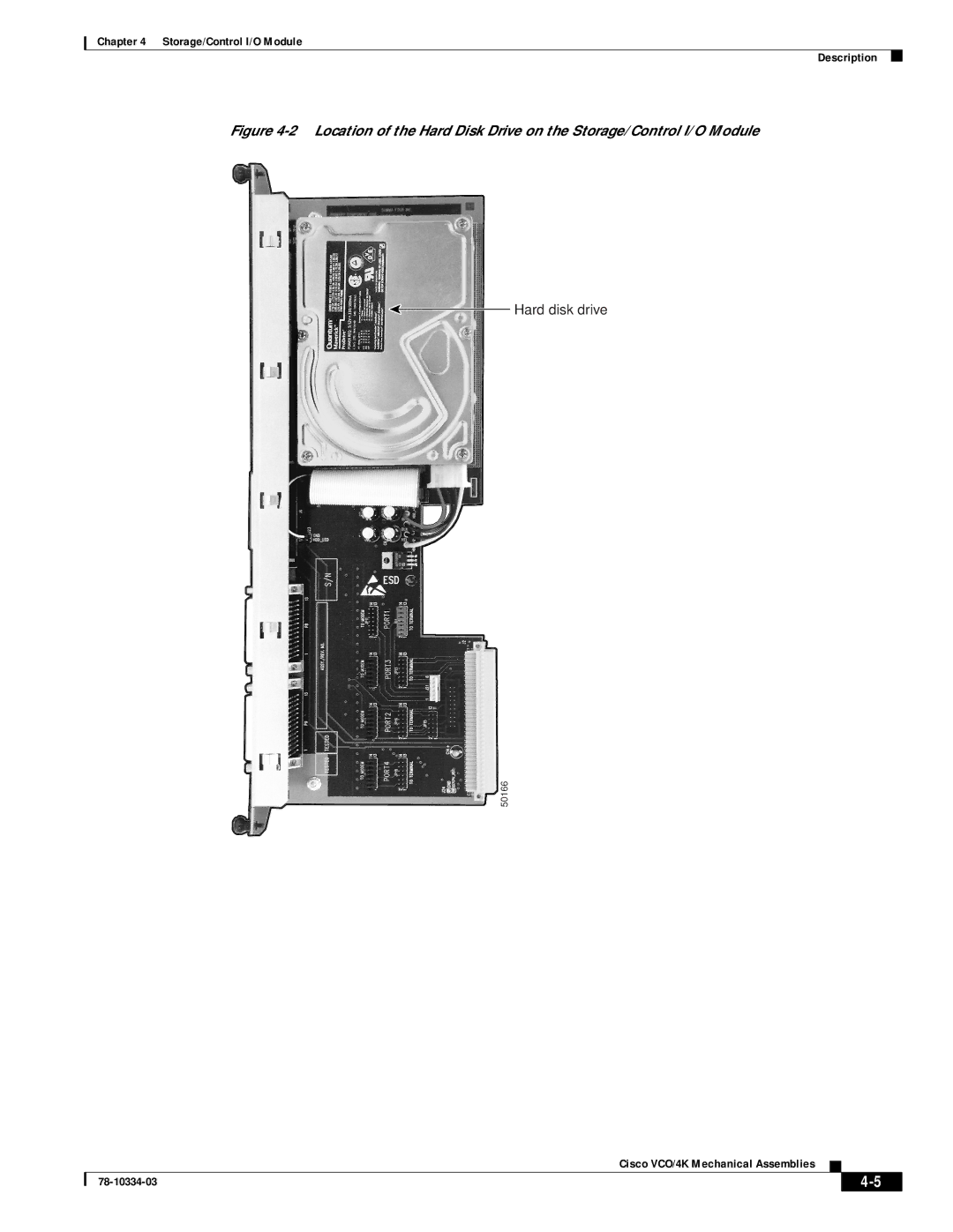 Cisco Systems VCO/4K specifications Hard disk drive 