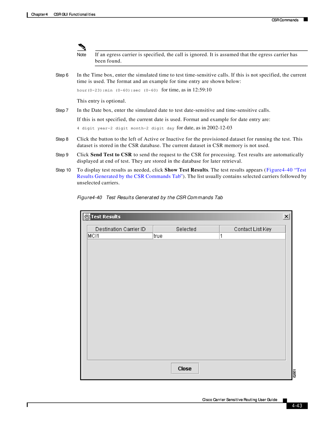 Cisco Systems Version 1.1 manual 4-43, This entry is optional 