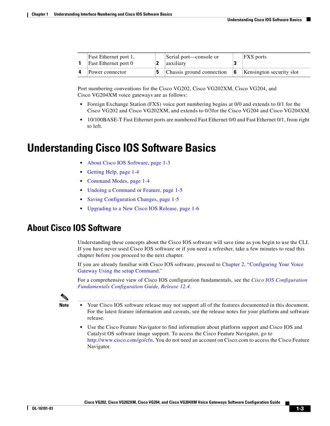 Cisco Systems VG202XM, VG204XM Understanding Cisco IOS Software Basics, About Cisco IOS Software, Release, Navigator 