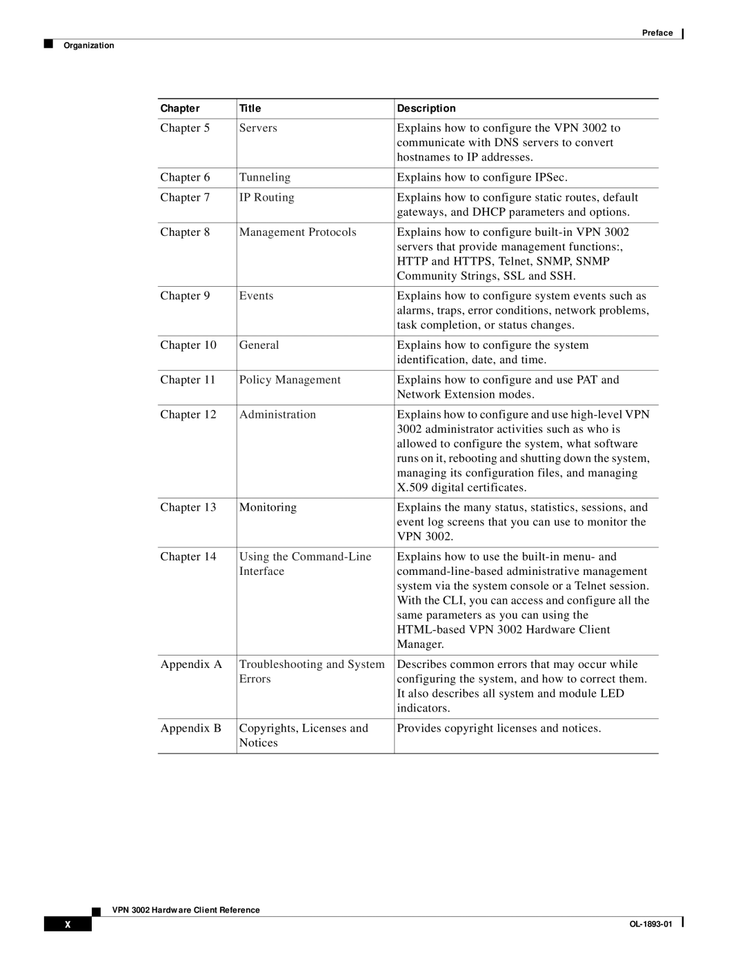 Cisco Systems VPN 3002 manual Tunneling 