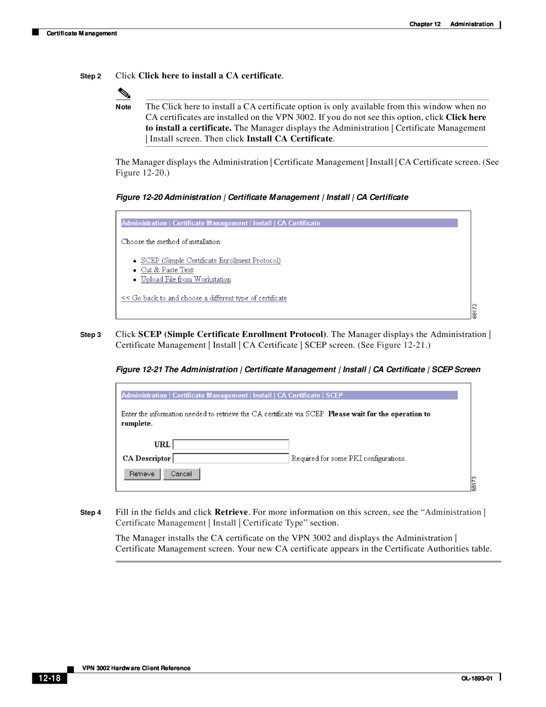 Cisco Systems VPN 3002 manual 12-18 