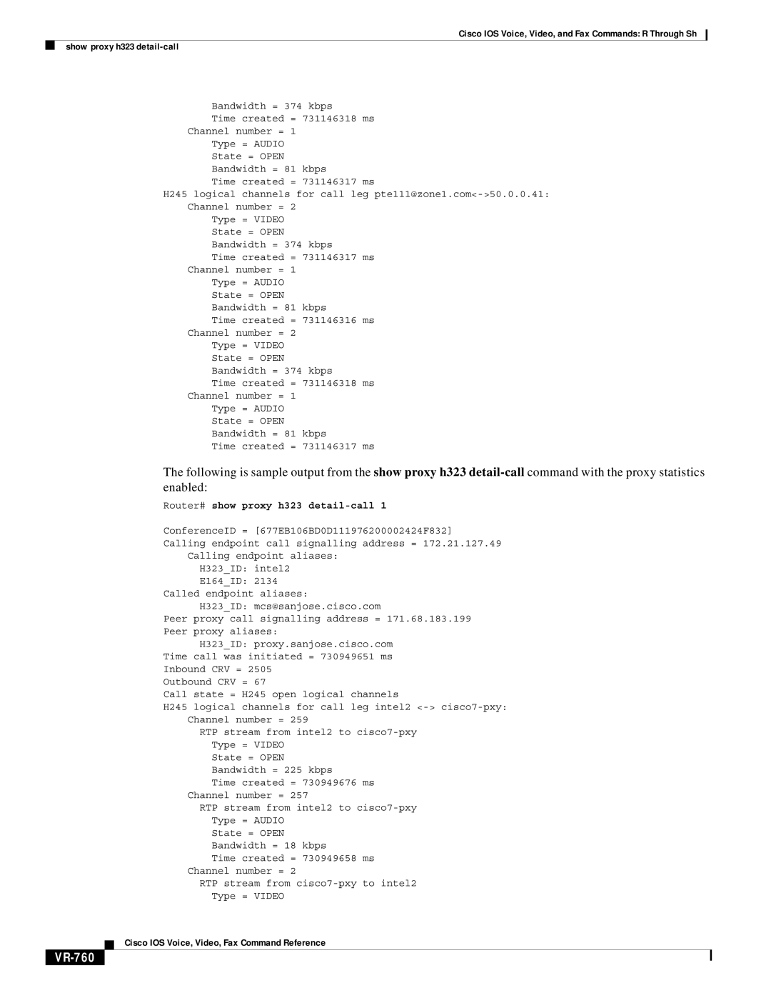 Cisco Systems VR-561 manual VR-760, = Audio, = Video 