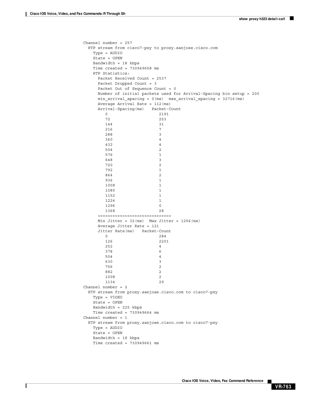 Cisco Systems VR-561 manual VR-763 