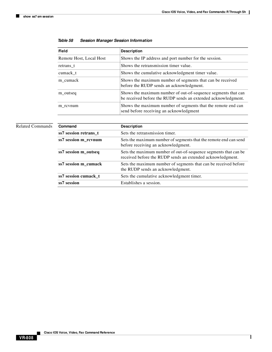 Cisco Systems VR-561 manual VR-808 