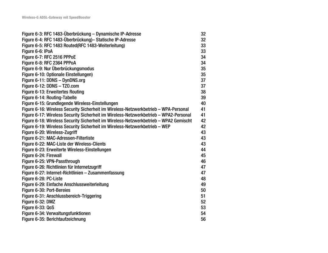 Cisco Systems WAG54GS (EU) manual RFC 1483-Überbrückung Dynamische IP-Adresse 