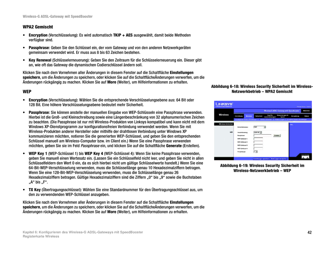 Cisco Systems WAG54GS (EU) manual WPA2 Gemischt 