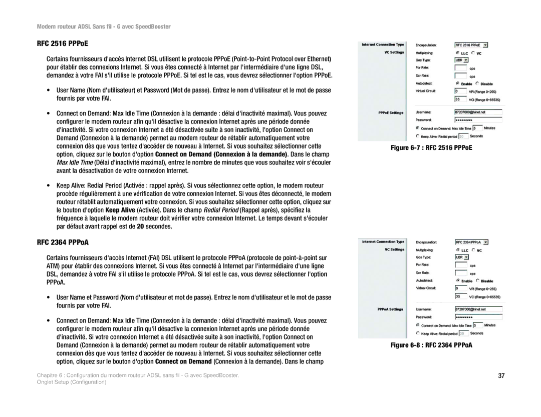 Cisco Systems WAG54GS (EU) manual RFC 2516 PPPoE 