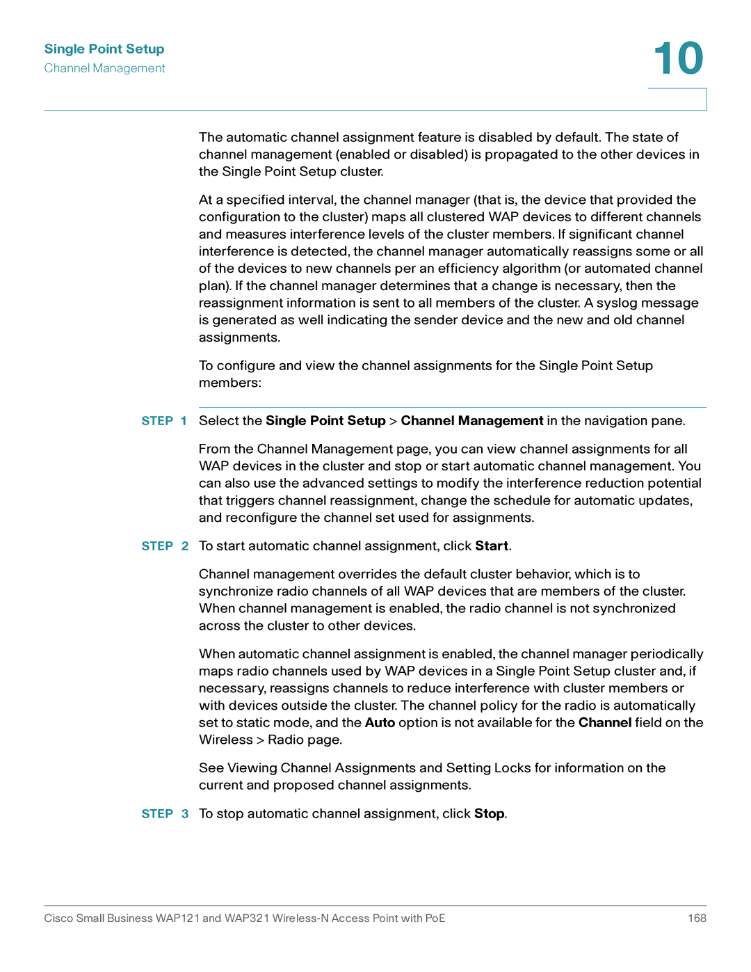 Cisco Systems WAP121, WAP321 manual Single Point Setup 