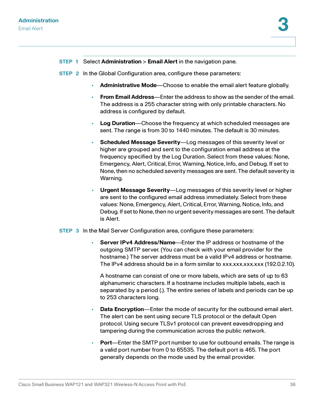 Cisco Systems WAP121, WAP321 manual Administration 