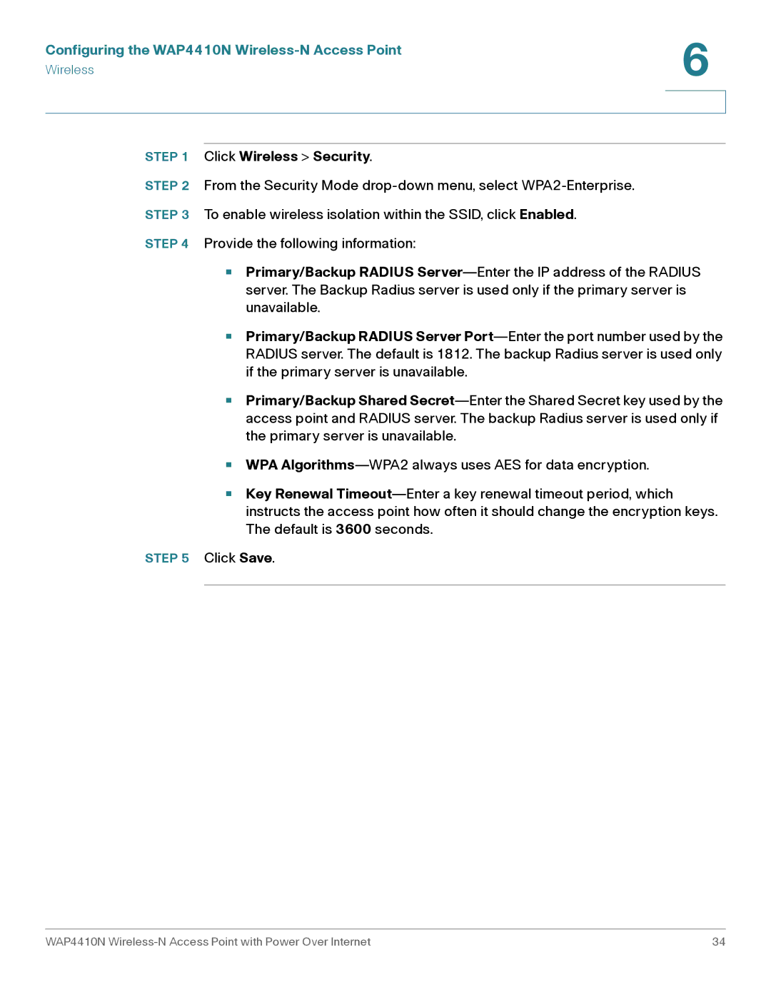 Cisco Systems manual Configuring the WAP4410N Wireless-N Access Point 