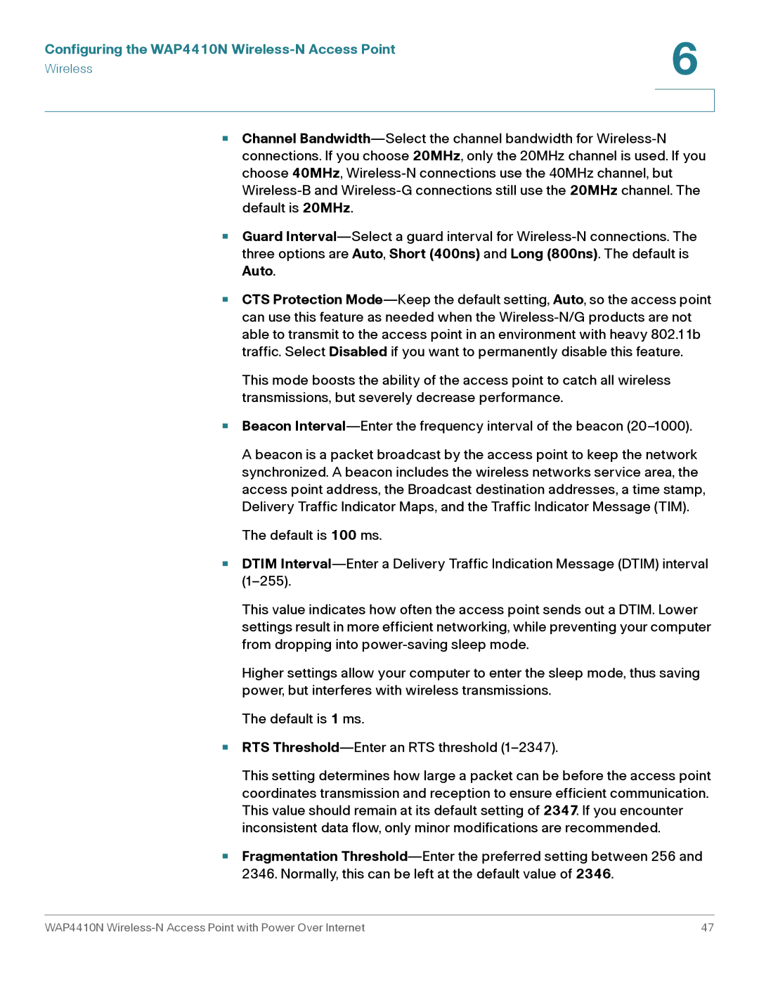 Cisco Systems manual Configuring the WAP4410N Wireless-N Access Point 