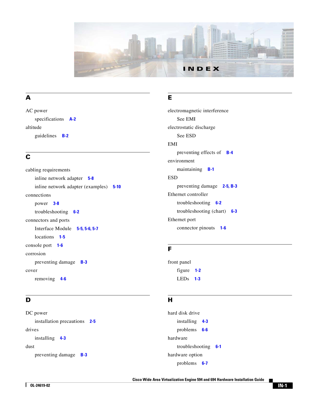 Cisco Systems 694, WAVE594K9 manual D E 