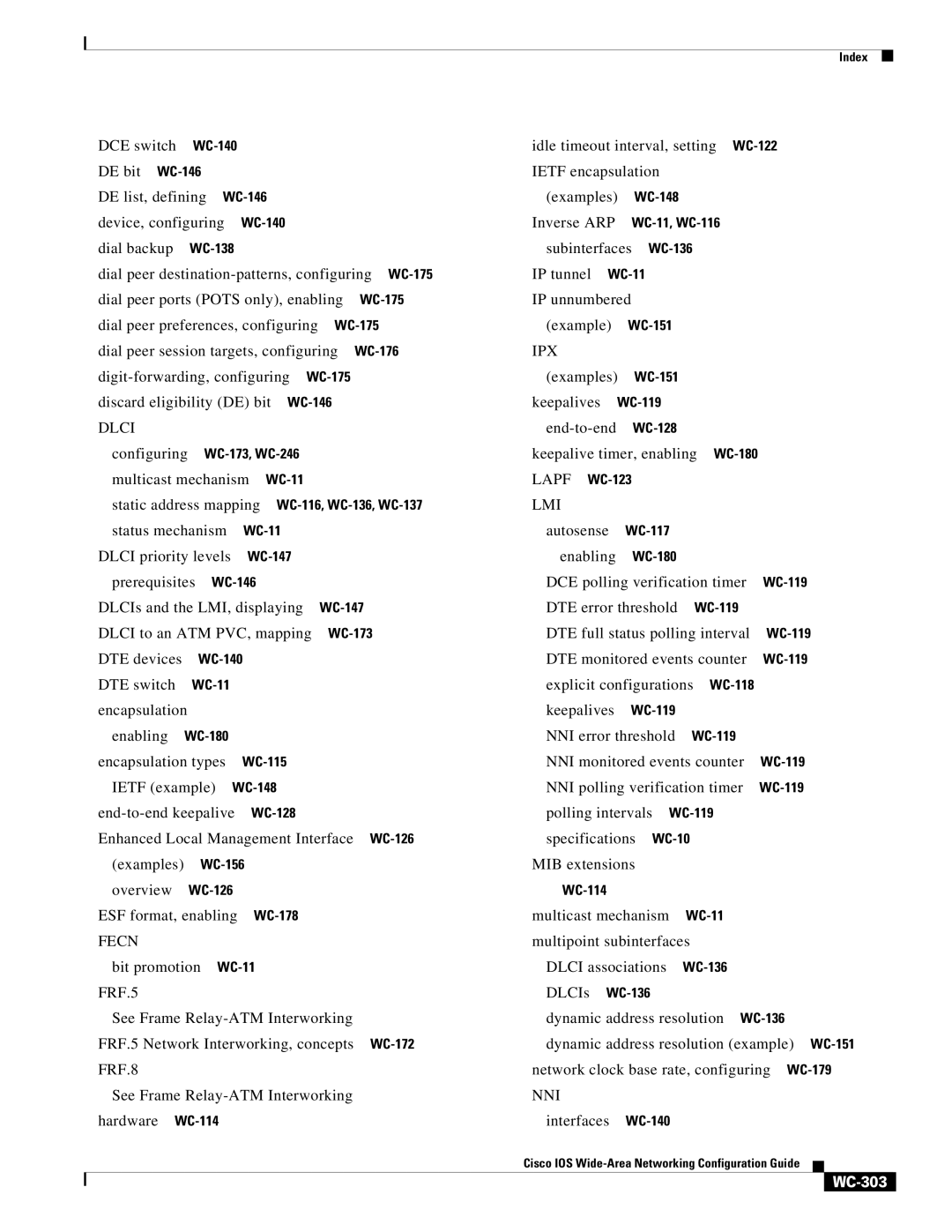 Cisco Systems WC-293 manual WC-303 