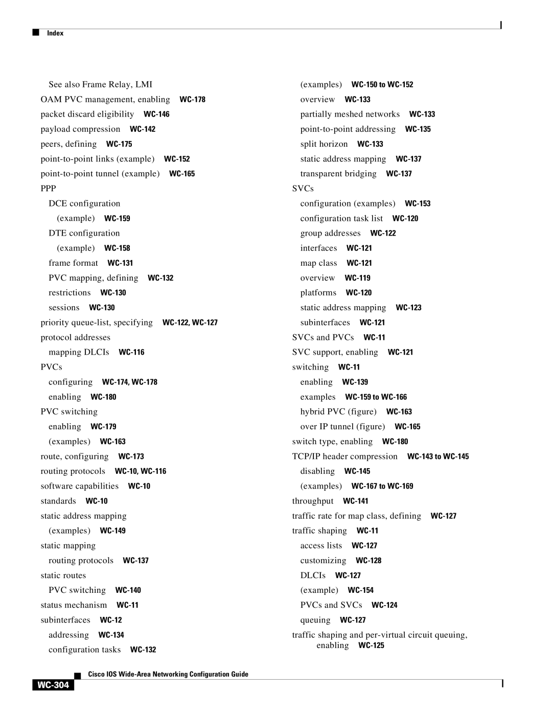 Cisco Systems WC-293 manual Ppp, WC-304 