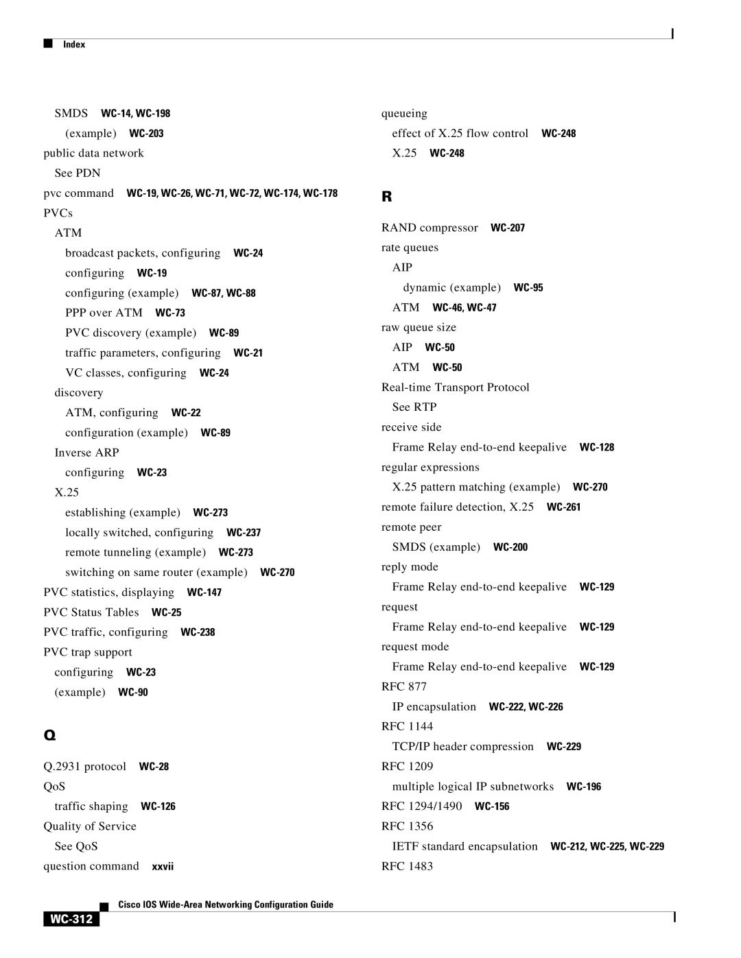 Cisco Systems WC-293 manual Aip, WC-312 