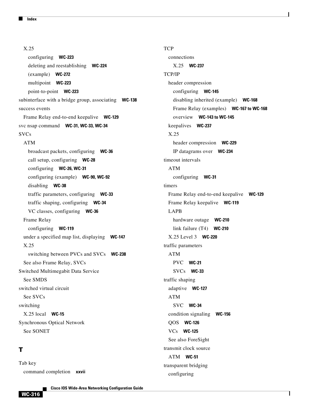 Cisco Systems WC-293 manual WC-316 