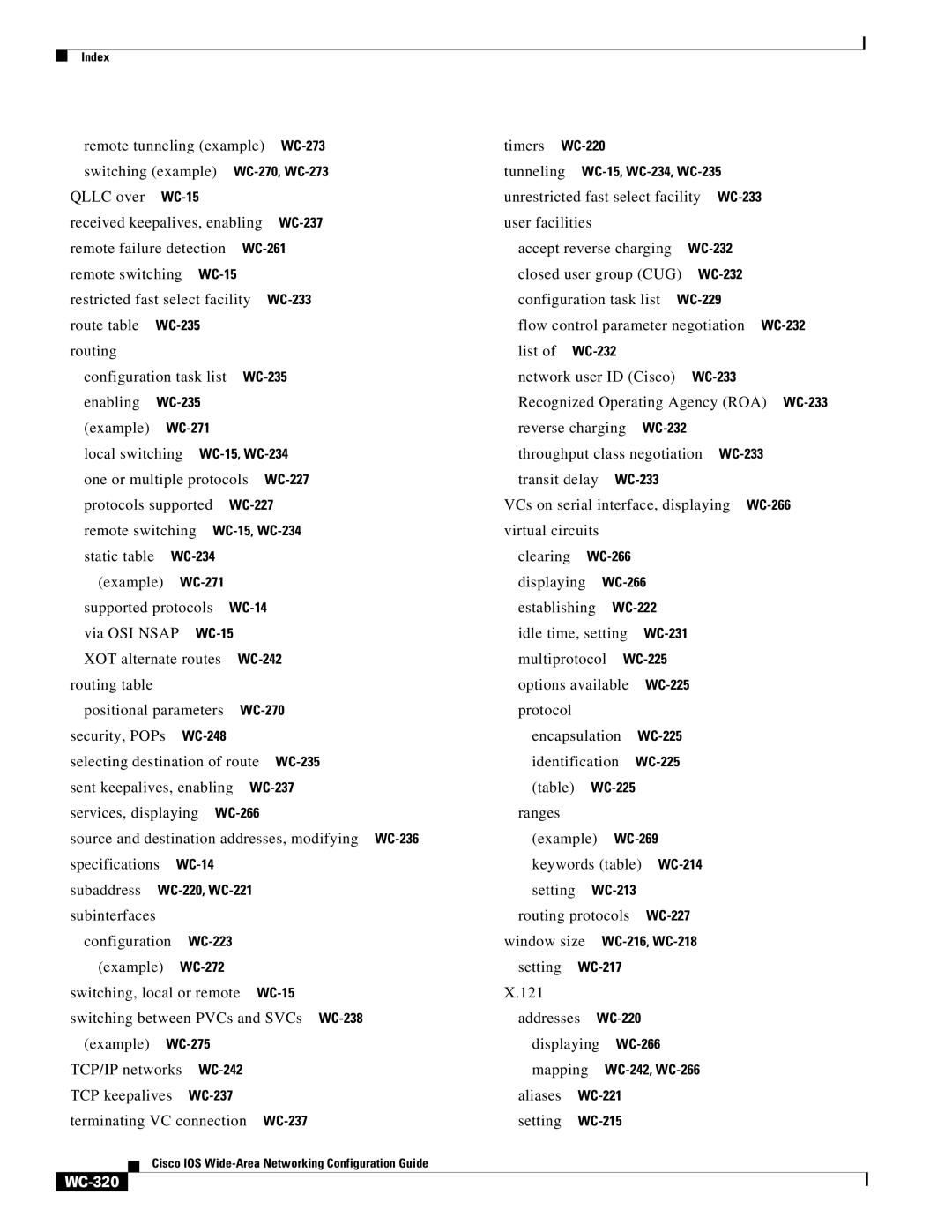 Cisco Systems WC-293 manual WC-320 