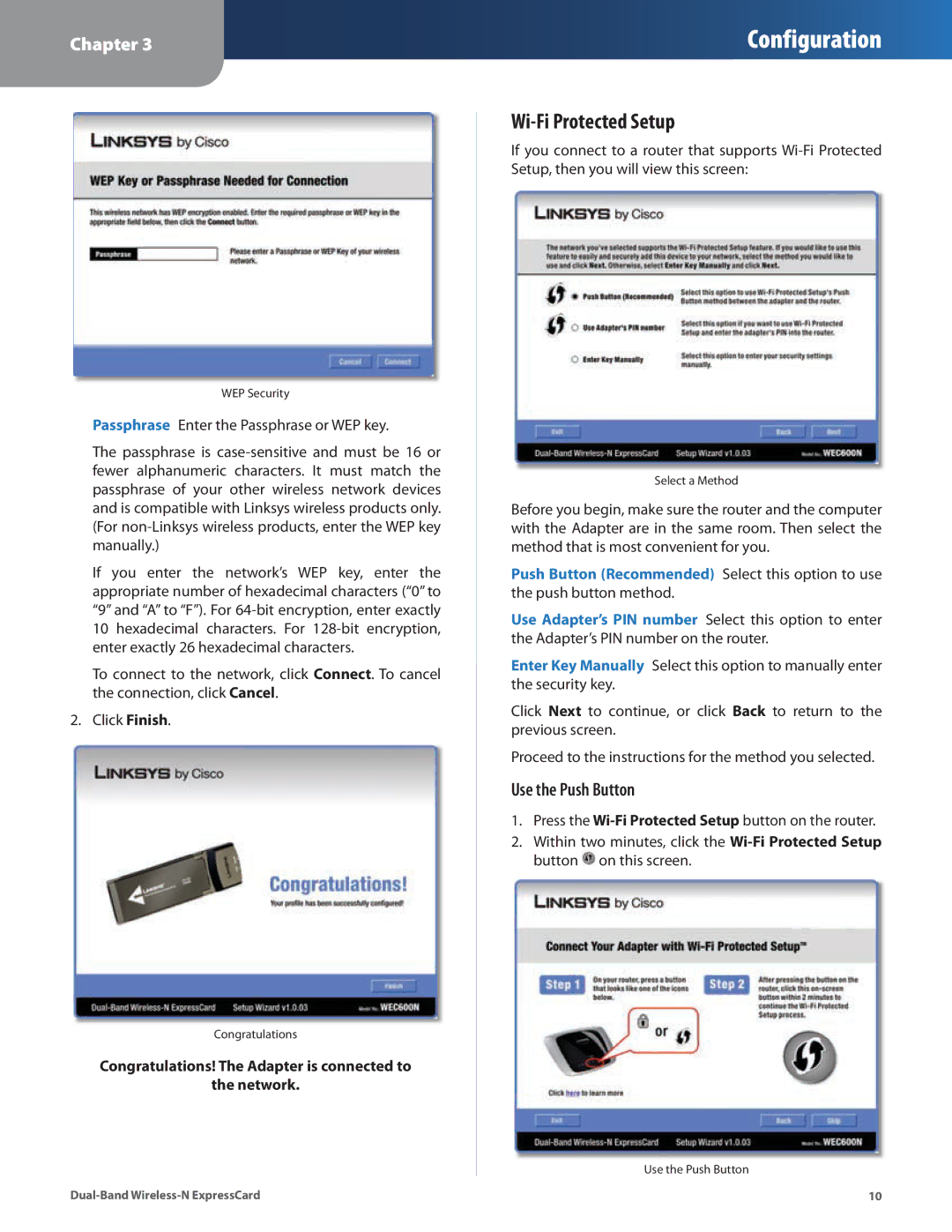 Cisco Systems WEC600N manual WEP Security 