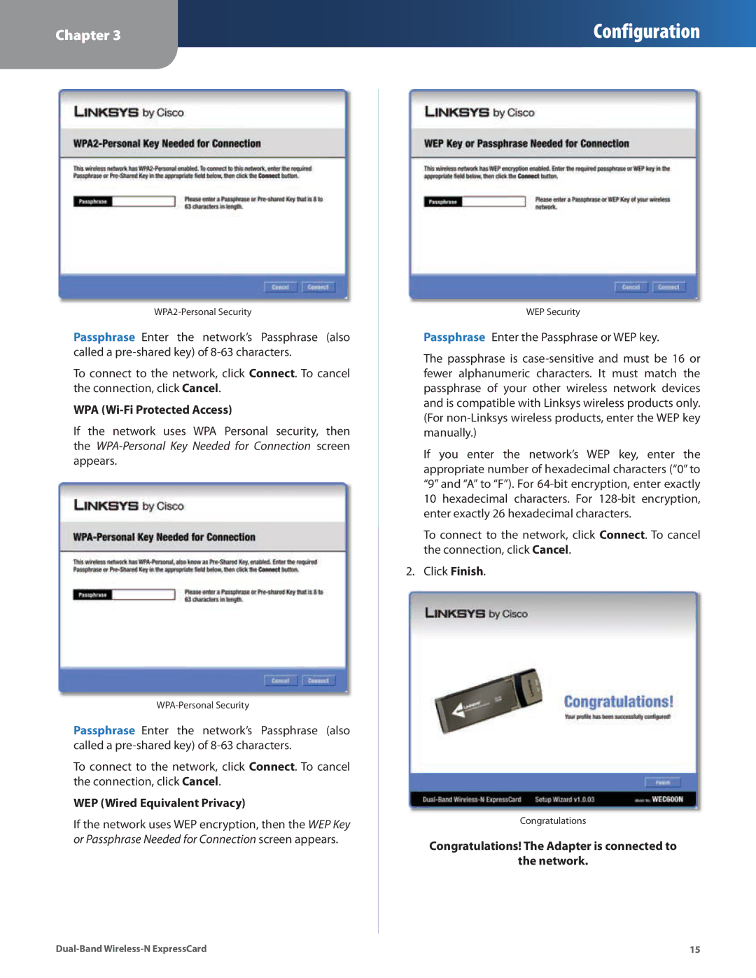 Cisco Systems WEC600N manual WPA Wi-Fi Protected Access 