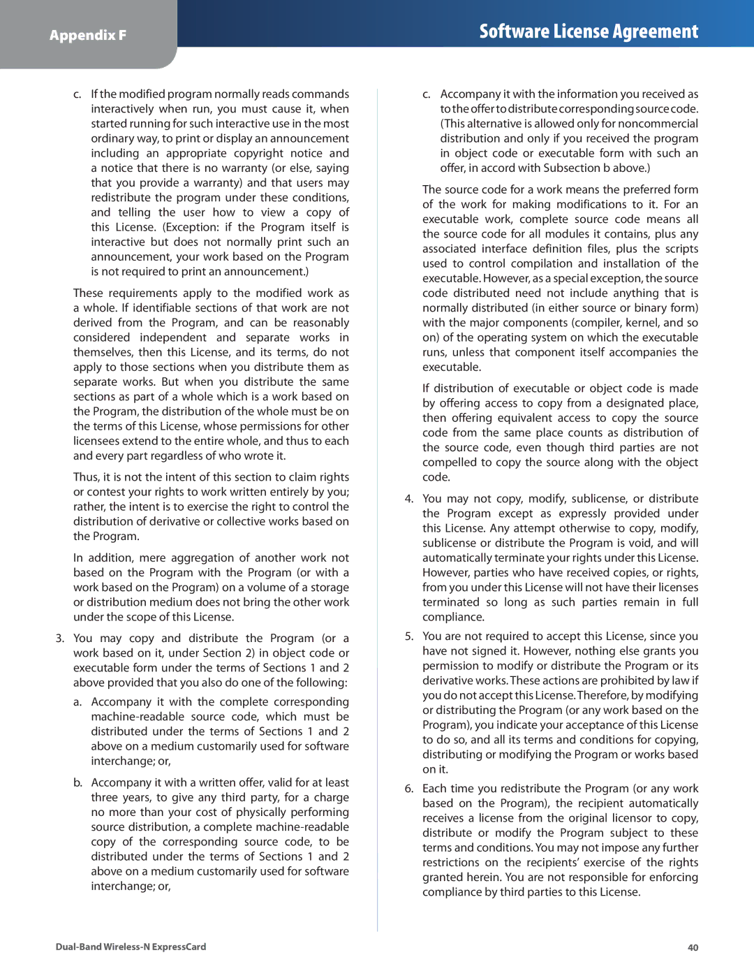 Cisco Systems WEC600N manual Software License Agreement 