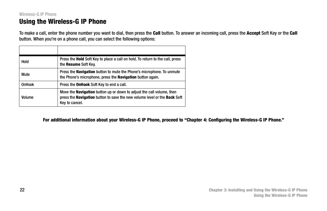 Cisco Systems WIP300 manual Using the Wireless-G IP Phone 