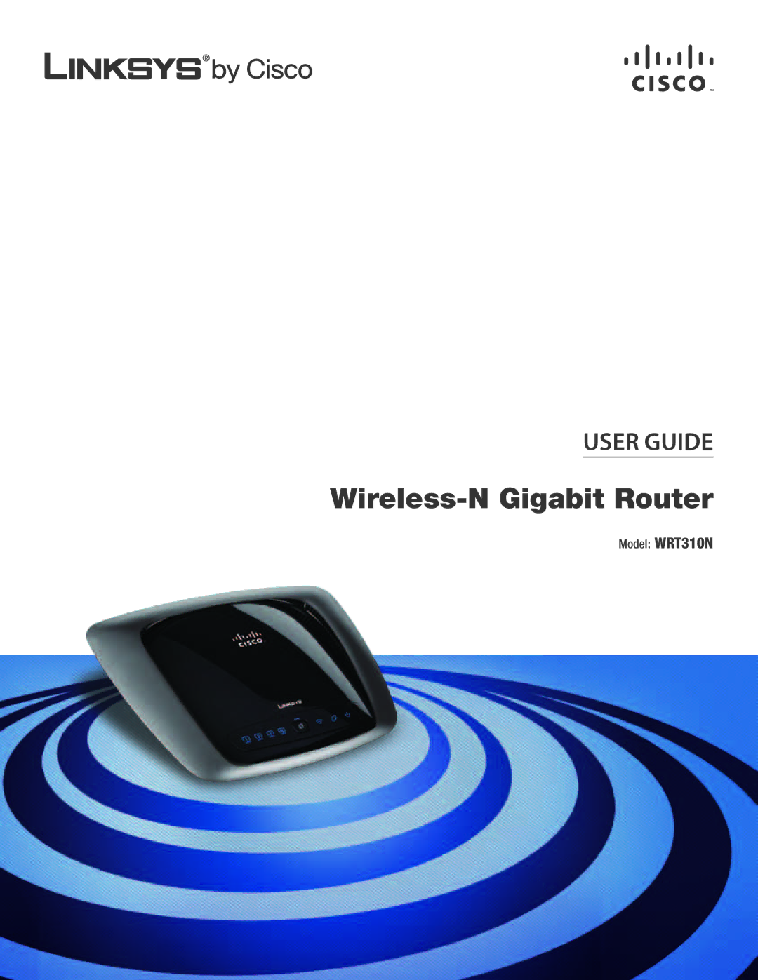 Cisco Systems WRT310N manual Wireless-N Gigabit Router 