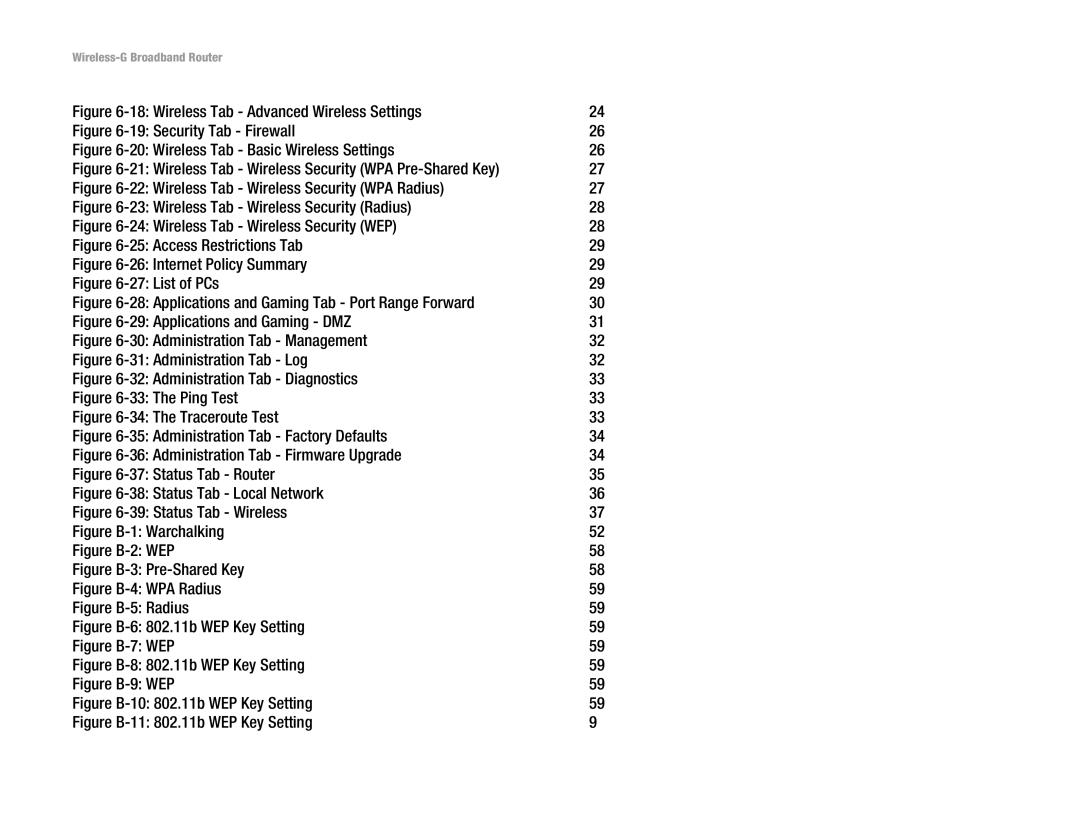 Cisco Systems WRT54G manual Wireless Tab Advanced Wireless Settings 