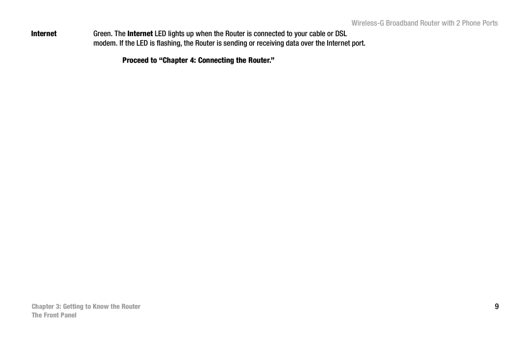 Cisco Systems WRT54GP2 manual Getting to Know the Router Front Panel 