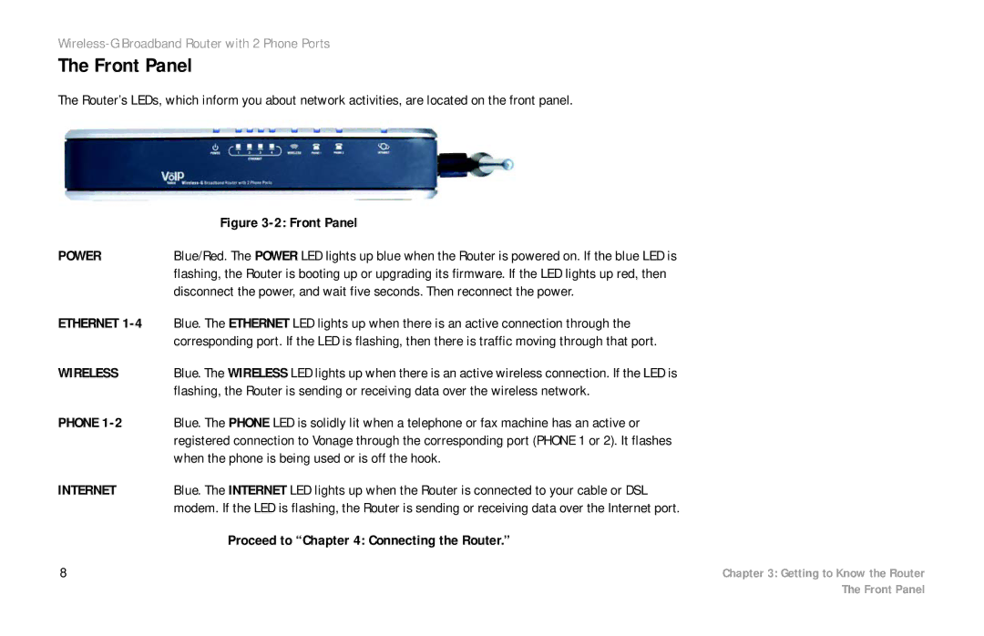 Cisco Systems WRTP54G manual Front Panel, Power 