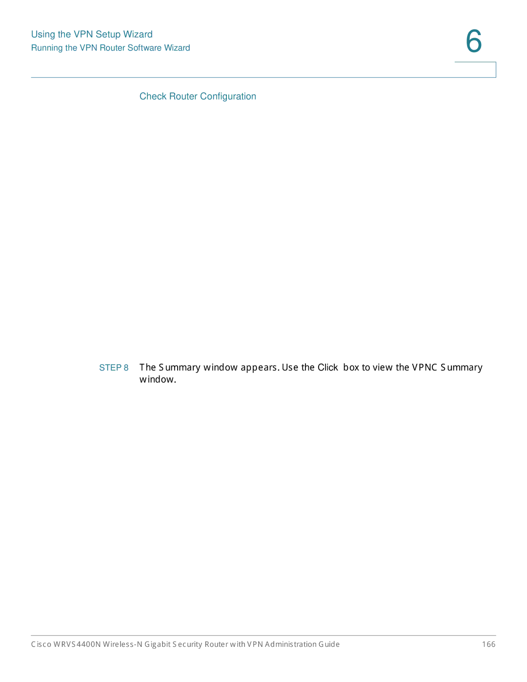 Cisco Systems WRVS4400NRF manual Check Router Configuration 